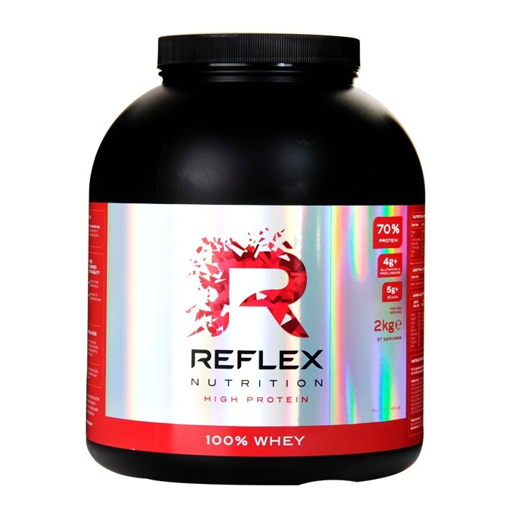 Reflex 100% Whey Powder Vanilla Ice Cream 2kg image 1
