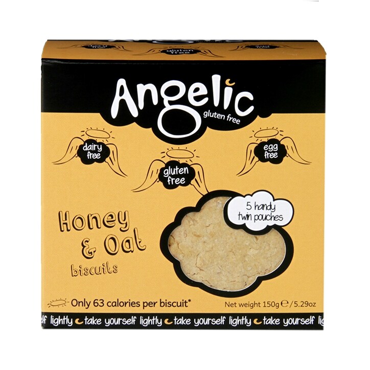 Angelic Honey & Oat Gluten Free Biscuits 150g-1