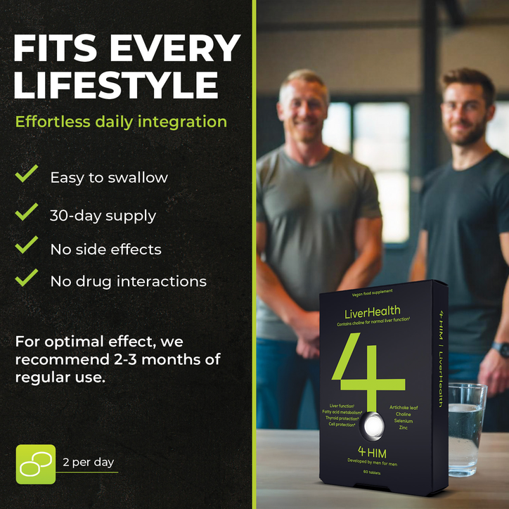 4Him Liverhealth  Liver Support 60 Vegan Tablets image 5