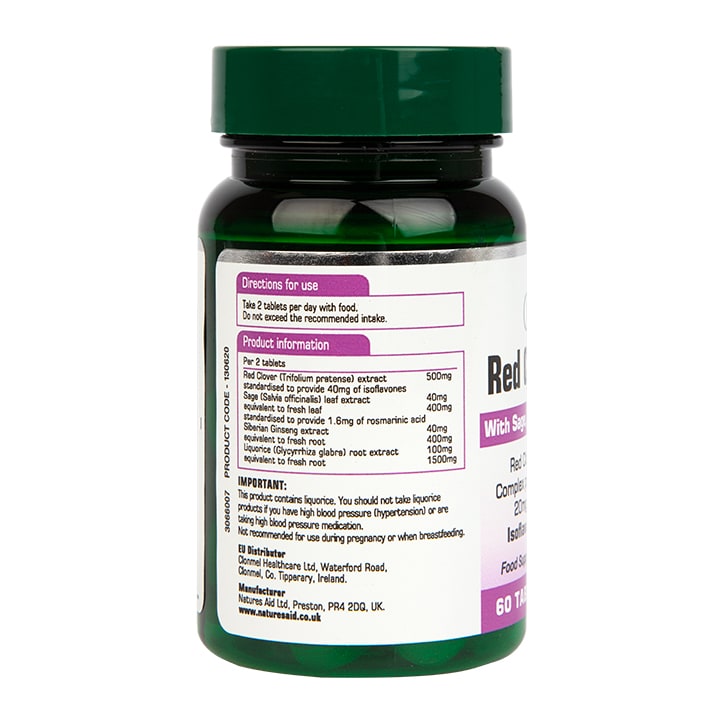Natures Aid Red Clover Complex 60 Tablets-2