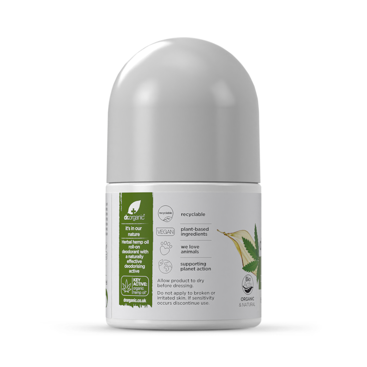 Dr Organic Hemp Oil Deodorant 50ml image 2