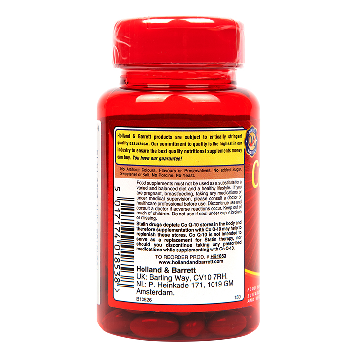 Holland & Barrett CoEnzyme Q-10 30 Capsules 120mg image 2