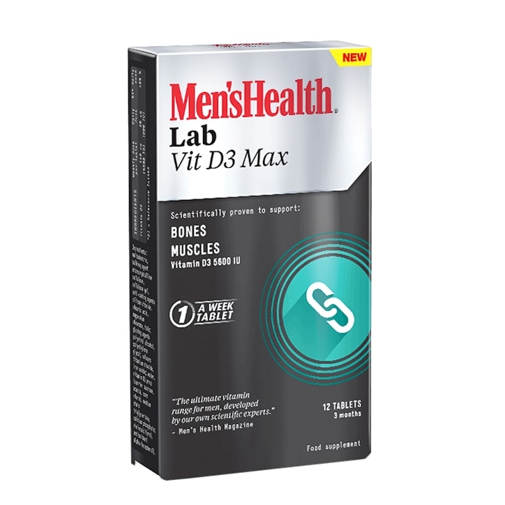 Men’s Health Lab Vit D3 Max 12 Tablets 5600IU-1