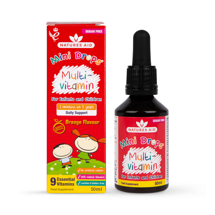 Nature's Aid Multi Vitamin Drops Orange 50ml image 1