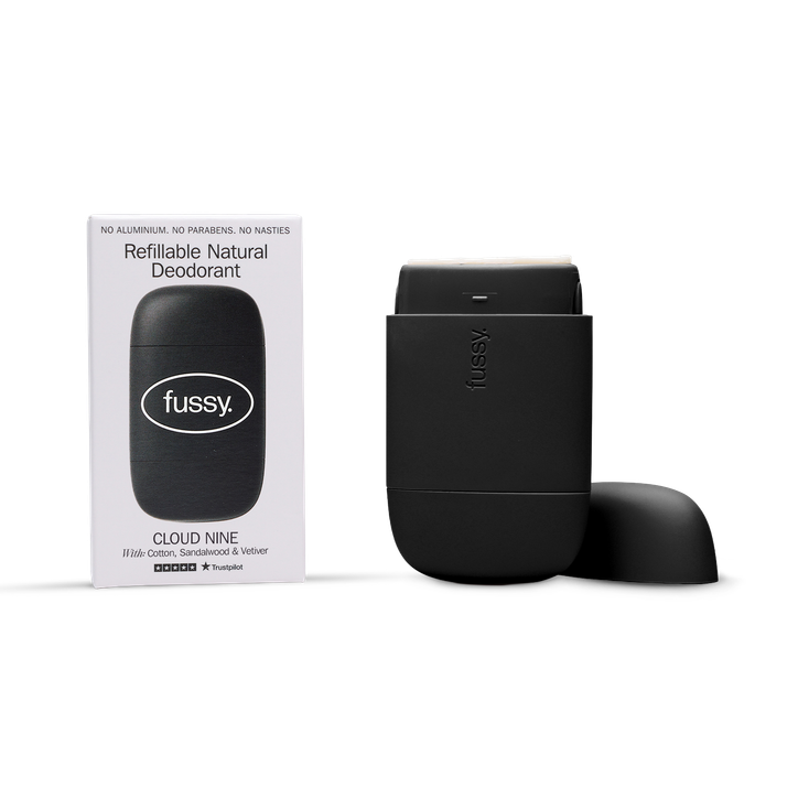 Fussy Refillable Natural Deodorant Cloud Nine Starter Pack image 1