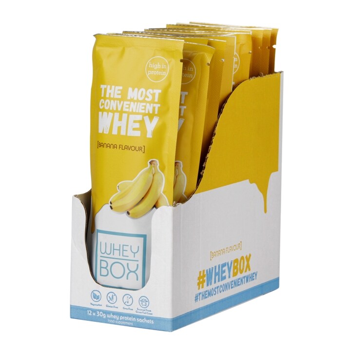Whey Box Banana 12 x 30g image 1