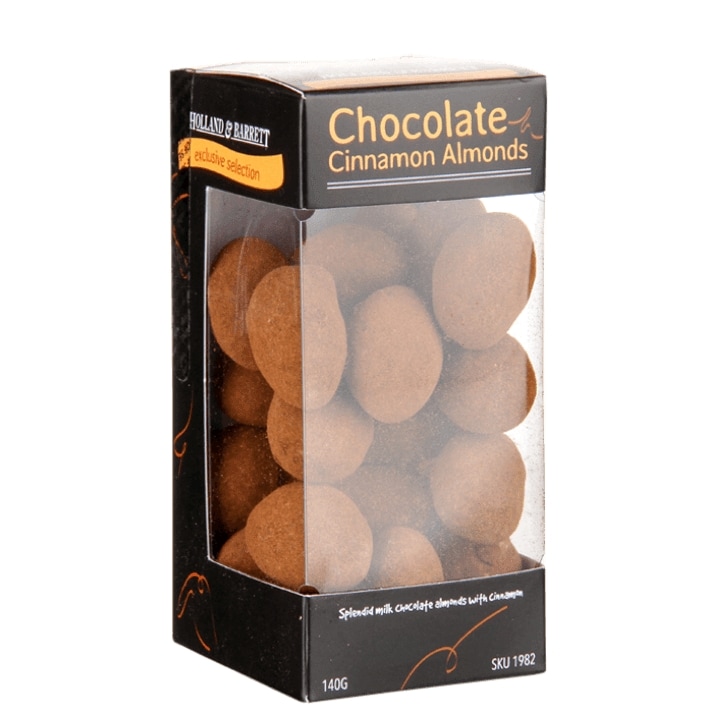 Holland & Barrett Chocolate Cinnamon Almonds 140g image 1