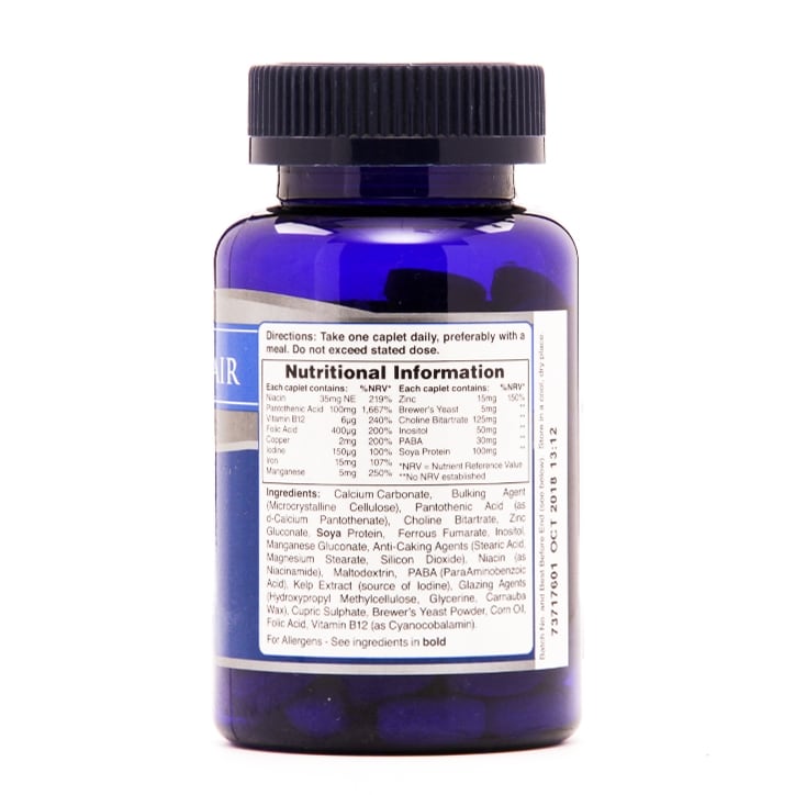 Holland & Barrett Vitamins for the Hair 120 Caplets image 2