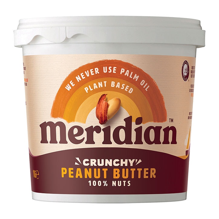 Meridian Natural Crunchy Peanut Butter No Salt 1kg-1