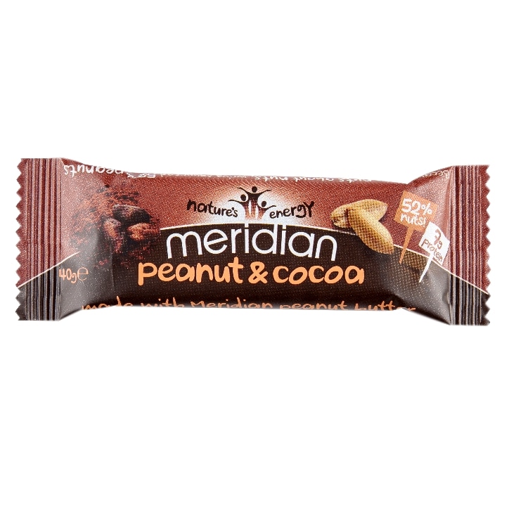 Meridian Peanut & Cocoa Bar 40g image 1