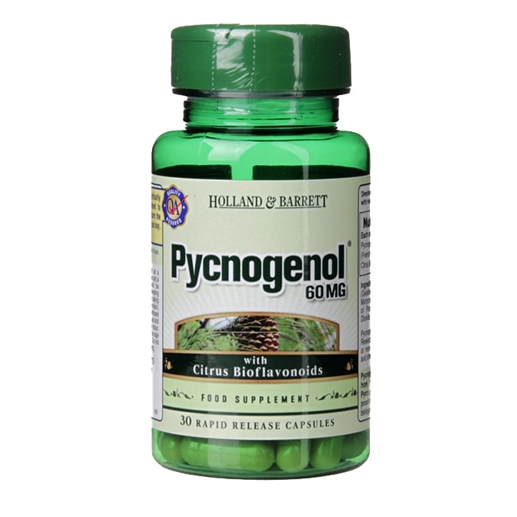 Holland & Barrett Pycnogenol 30 Capsules 60mg image 1