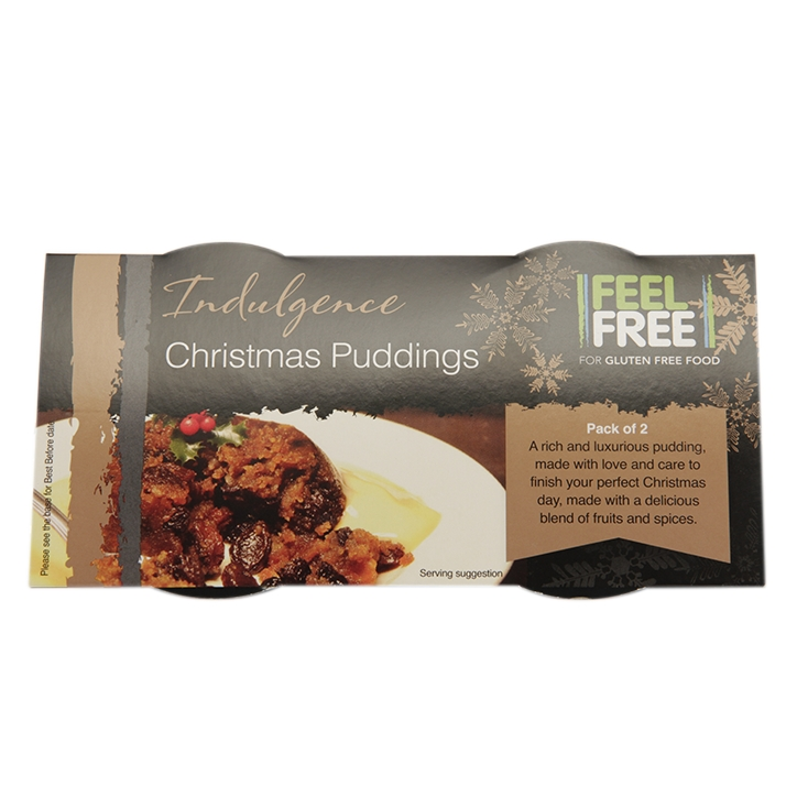Feel Free Christmas Puddings 200g image 1