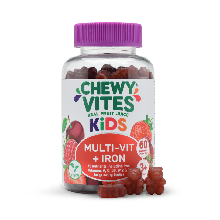 Chewy Vites Multi Vit+Iron Strawberry Flavour 60 Gummies image 1