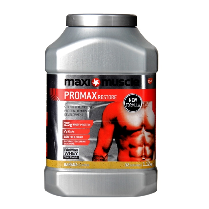 MaxiMuscle Promax Powder Banana 1.12kg