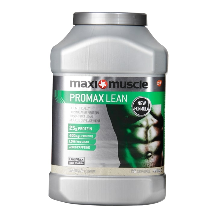 MaxiMuscle Promax Lean Powder Vanilla 990g image 1