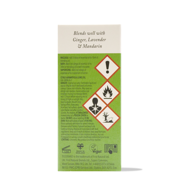 Tisserand Lime Organic Pure Essential Oil | Holland & Barrett