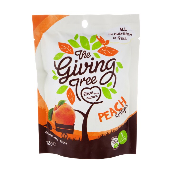 The Giving Tree Peach Crisps 18g image 1
