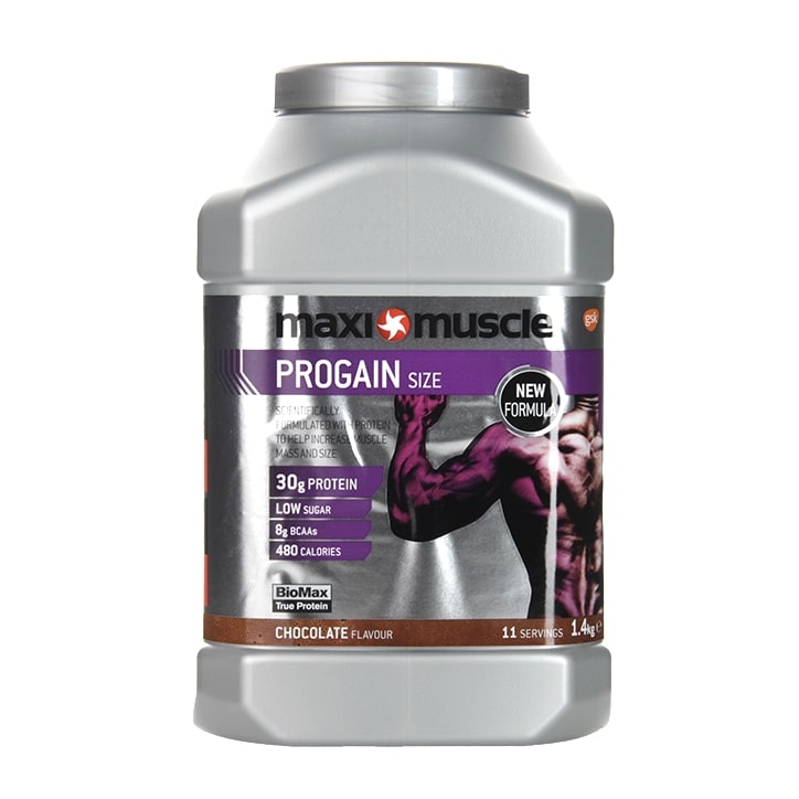 MaxiMuscle Progain Powder Chocolate 1.4kg image 1