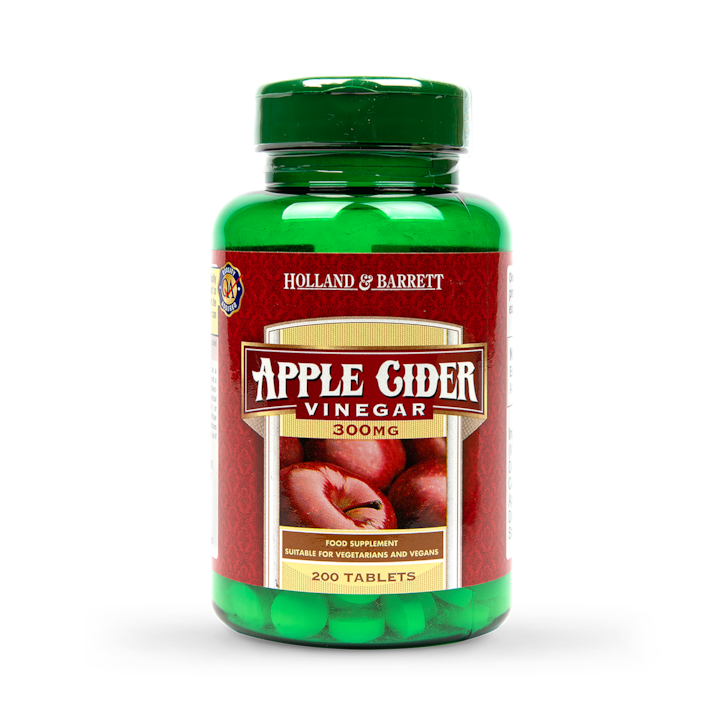 Holland & Barrett Apple Cider Vinegar 200 Tablets 300mg image 1