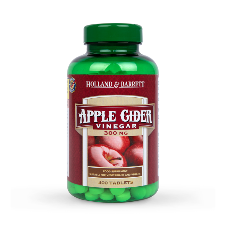 Holland & Barrett Apple Cider Vinegar 400 Tablets 300mg image 1