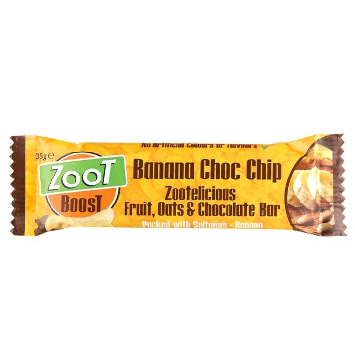 Zoot Foods Energy Bar Banana Choc Chip 35g image 1