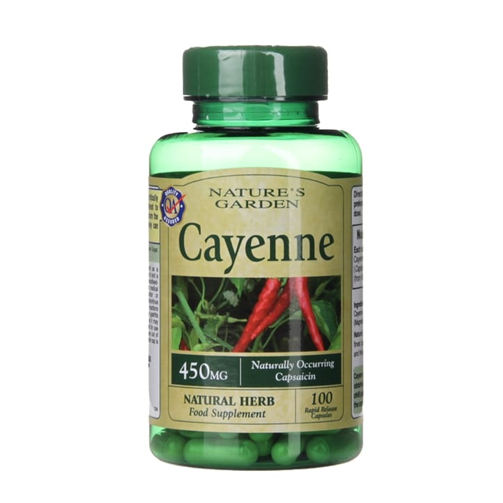Nature's Garden Cayenne 100 Capsules 450mg-1