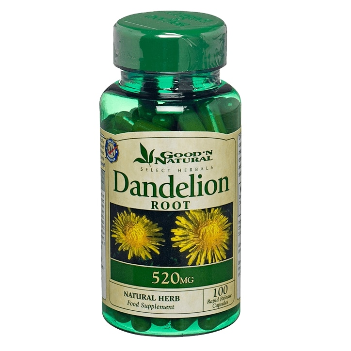 Good n Natural Dandelion Root 100 Capsules 520mg image 1