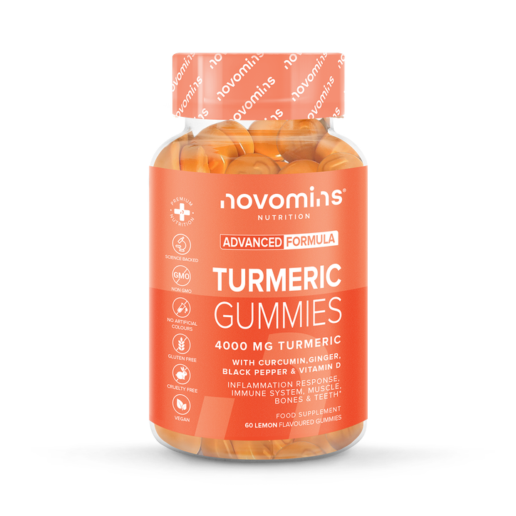 Novomins Turmeric 4000mg Lemon Flavoured 60 Gummies image 1