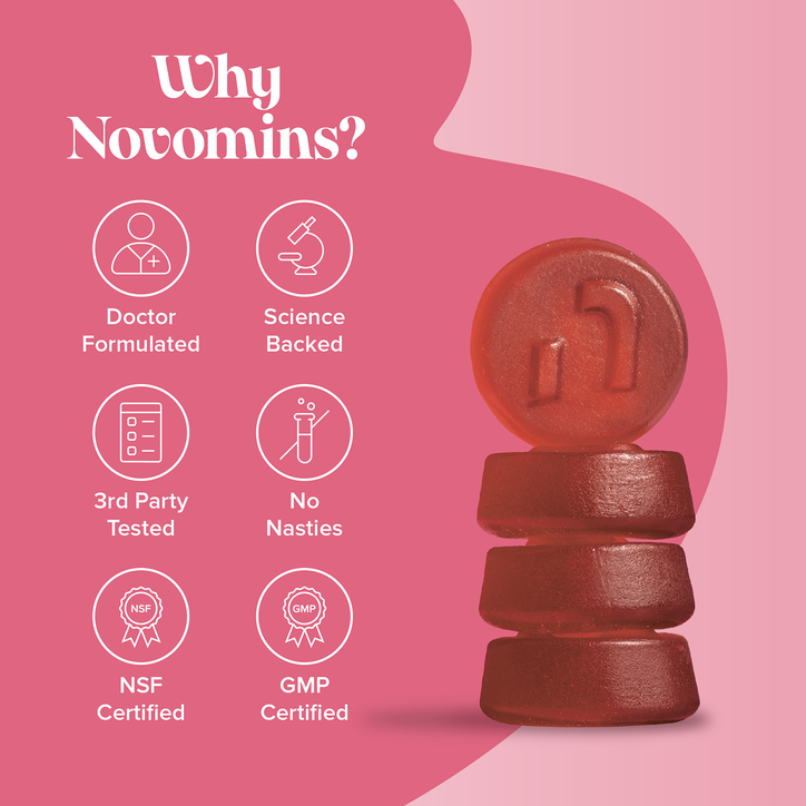 Novomins Perimenopause Strawberry-Flavoured 60 Gummies image 9