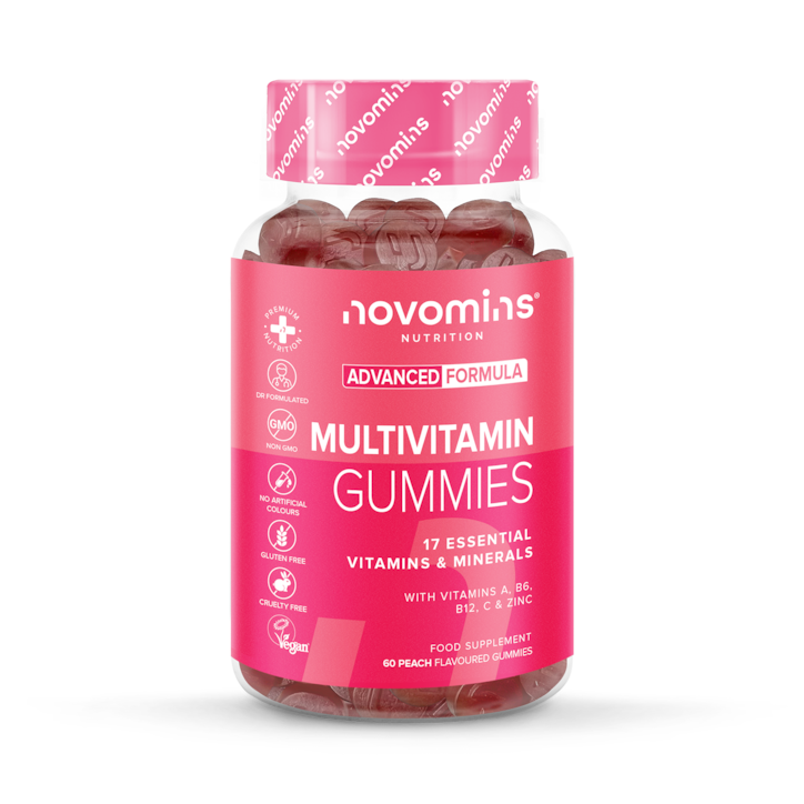 Novomins Multivitamin Peach Flavour 60 Gummies 30 Days Supply image 1
