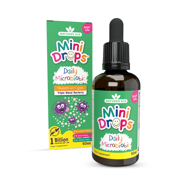 Natures Aid Mini Drops Daily Microbiotic 50ml image 1