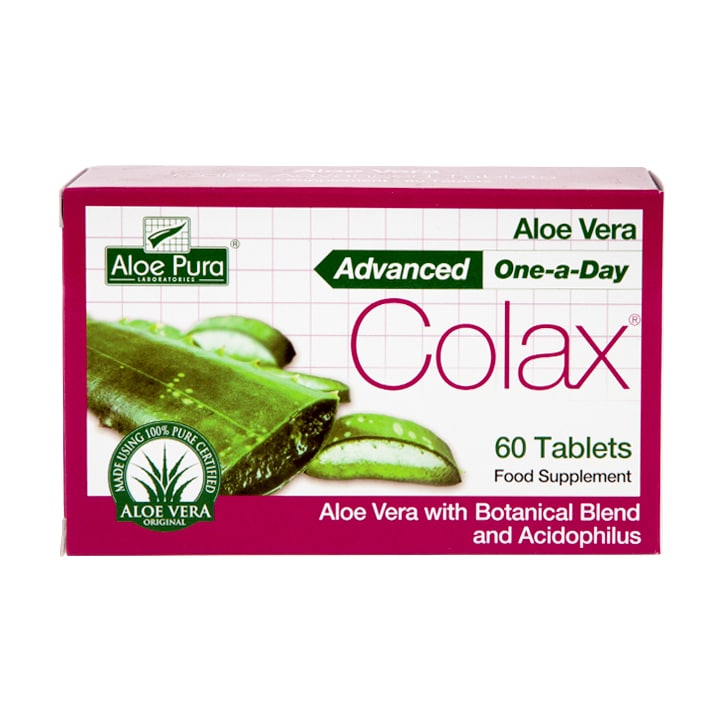 Aloe Pura Organic Aloe Vera One-a-Day Colax 60 Tablets-1