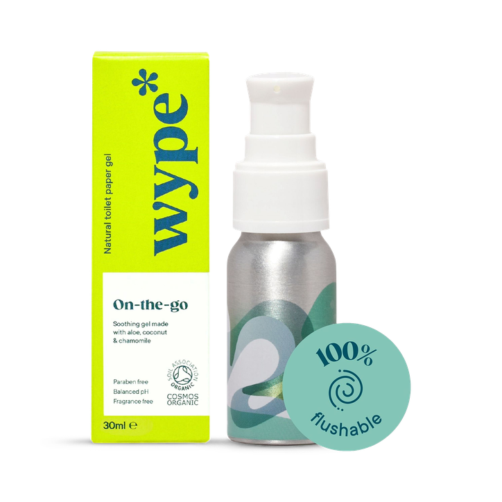 Wype On The Go Natural Gel For Toilet Paper 30ml image 1