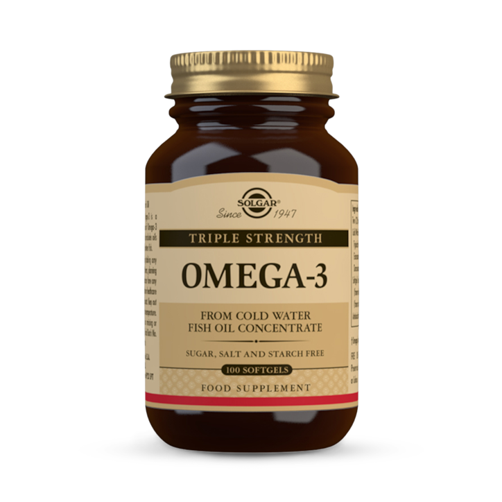 Solgar Triple Strength Omega-3 100 Softgel Capsules image 1