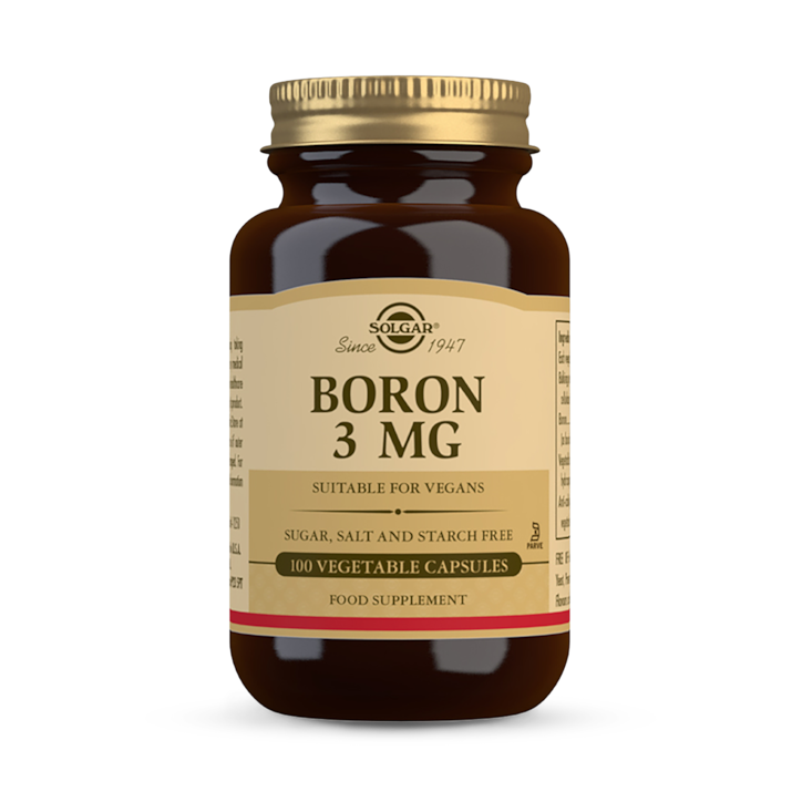 Solgar Boron 3mg Vegetable 100 Capsules image 1