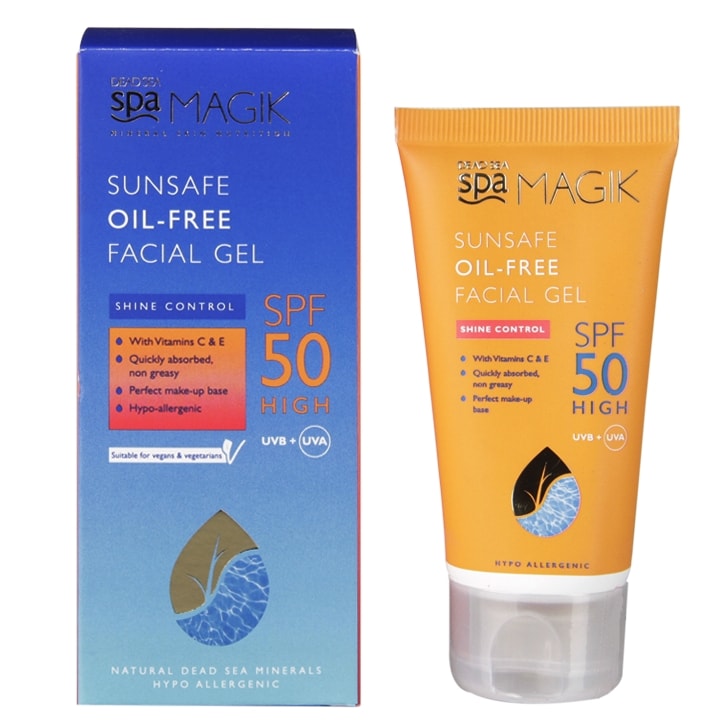 Dead Sea Spa Magik Sunsafe Oil Free Facial Gel SPF50 50ml-1