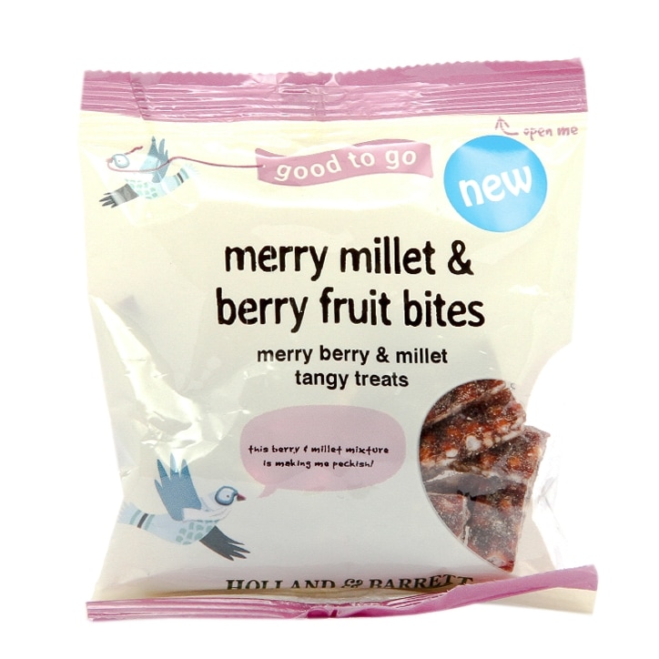 Holland & Barrett Merry Millet & Berry Fruit Bites 40g image 1