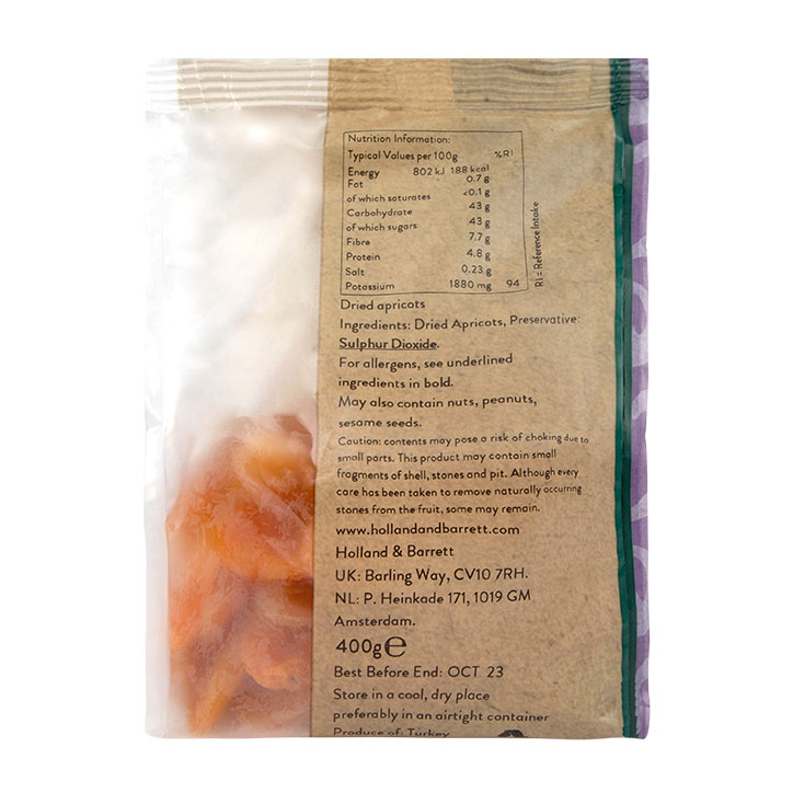 Holland & Barrett Dried Apricots 400g image 2