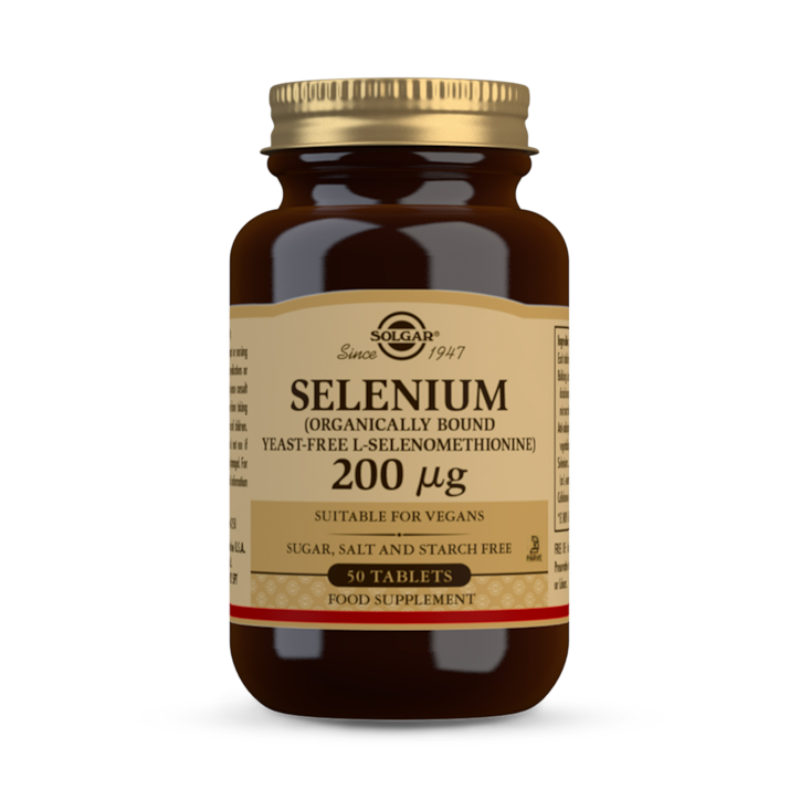 Solgar Selenium (Yeast-Free) 200µg 50 Tablets image 1