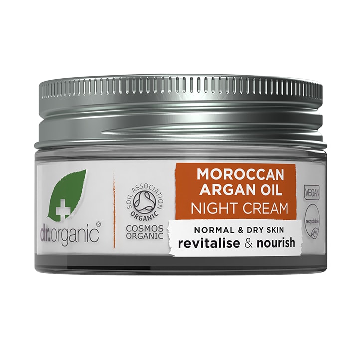 Dr Organic Moroccan Argan Oil Night Cream 50ml image 2