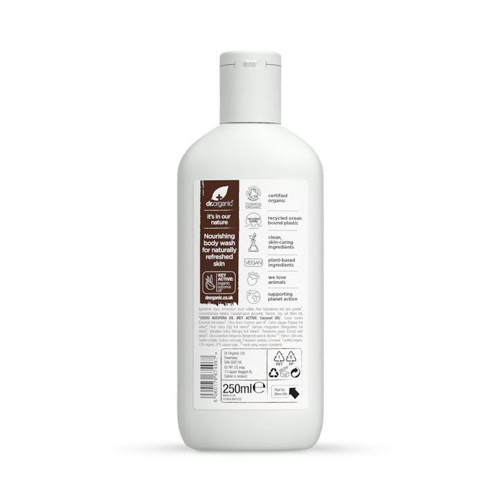 Dr Organic Organic Virgin Coconut Oil Body Wash 250ml image 2