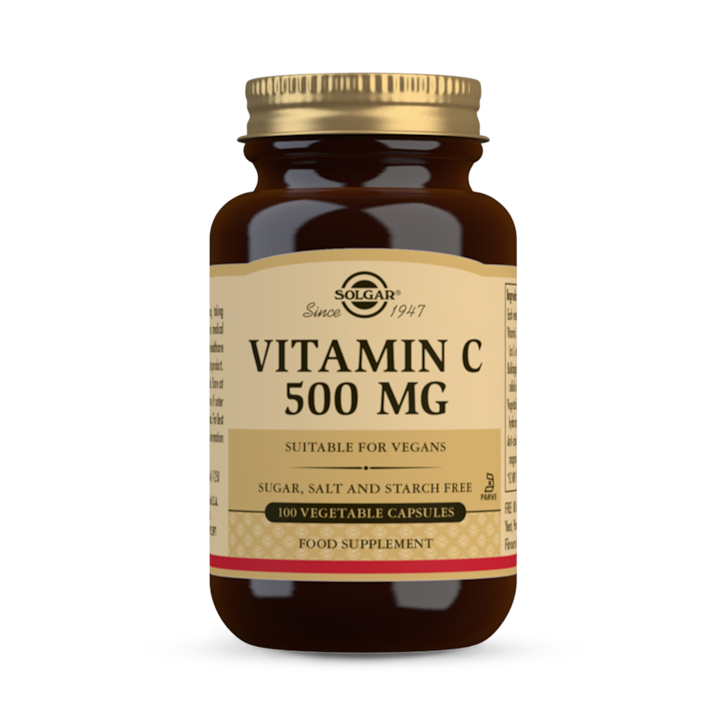 Solgar Vitamin C 500mg Vegetable 100 Capsules image 1