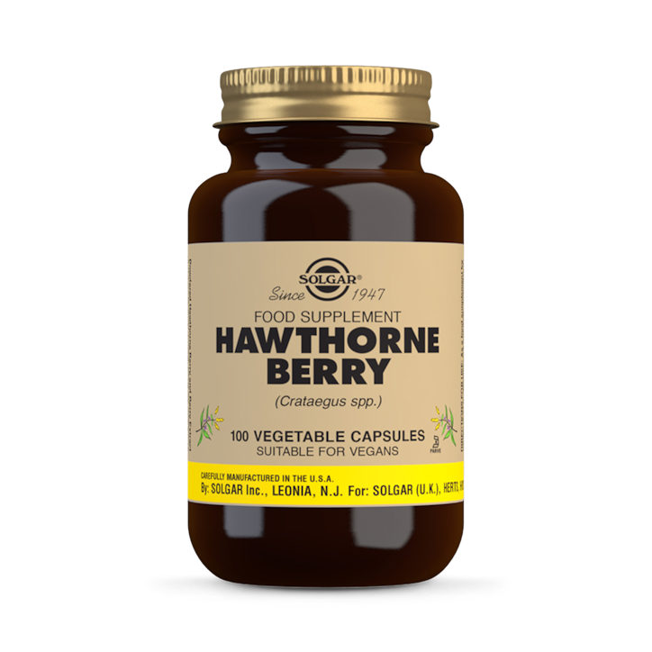 Solgar® Hawthorne Berry Vegetable 100 Capsules image 1