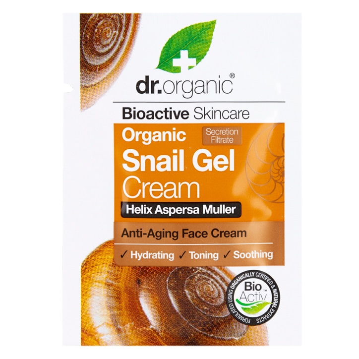 Dr Organic Snail Gel Cream Sachet-1