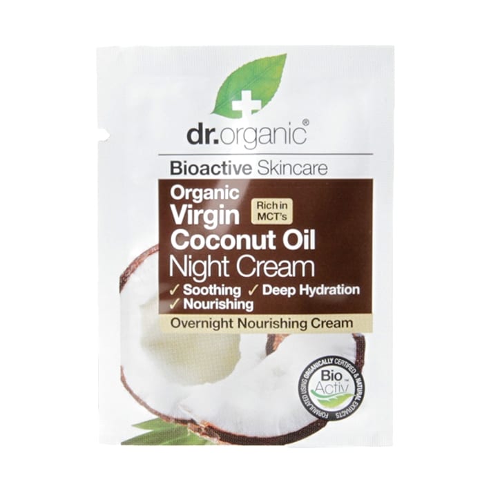 Dr Organic Virgin Coconut Oil Night Cream Sachet-1