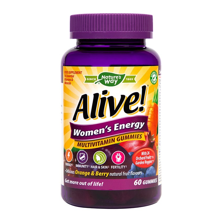 Nature's Way Alive! Womens Energy 60 Gummies-1