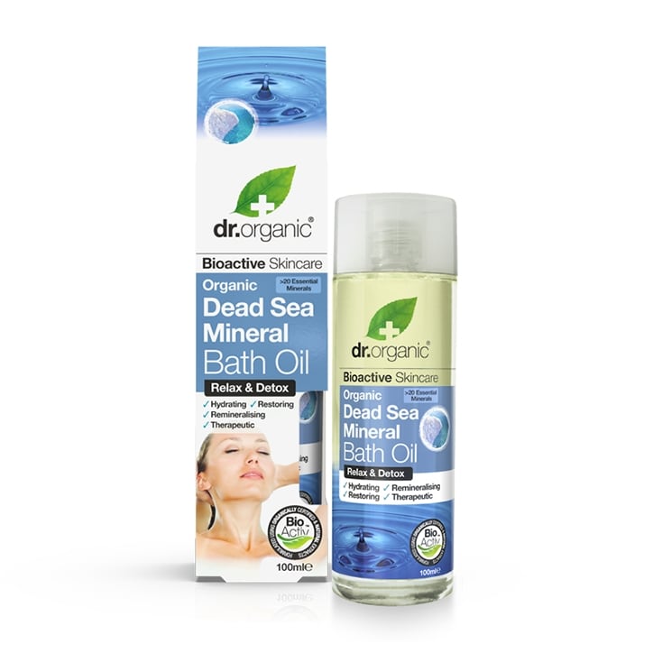 Dr Organic Dead Sea Mineral Bath Oil 100ml-1