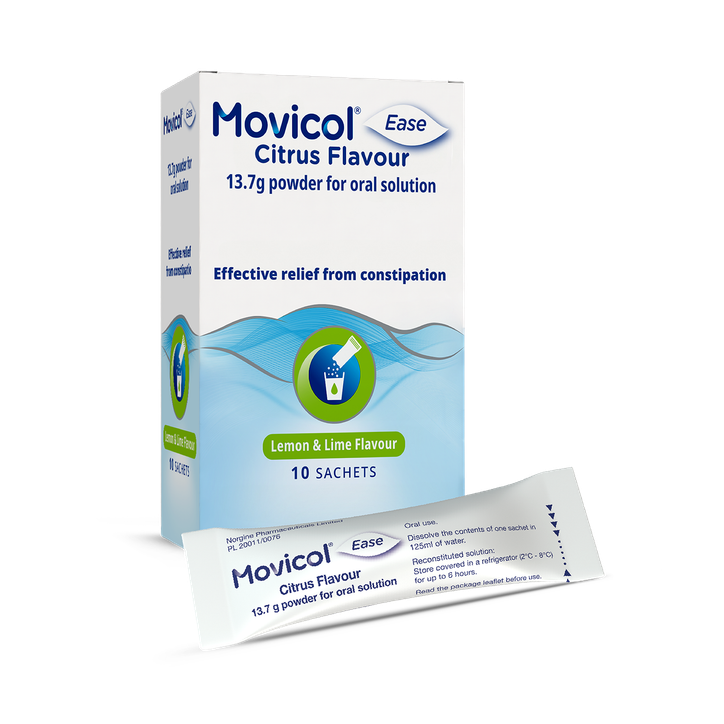 Movicol Ease Citrus Flavour 13.7g Powder For Oral Solution 10 Sachets