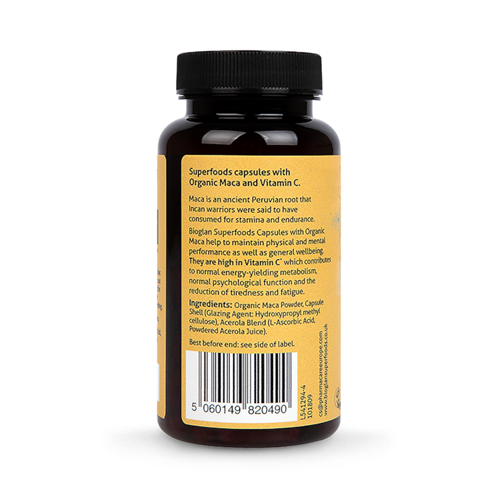 Bioglan Superfoods Organic Maca 60 Capsules image 2