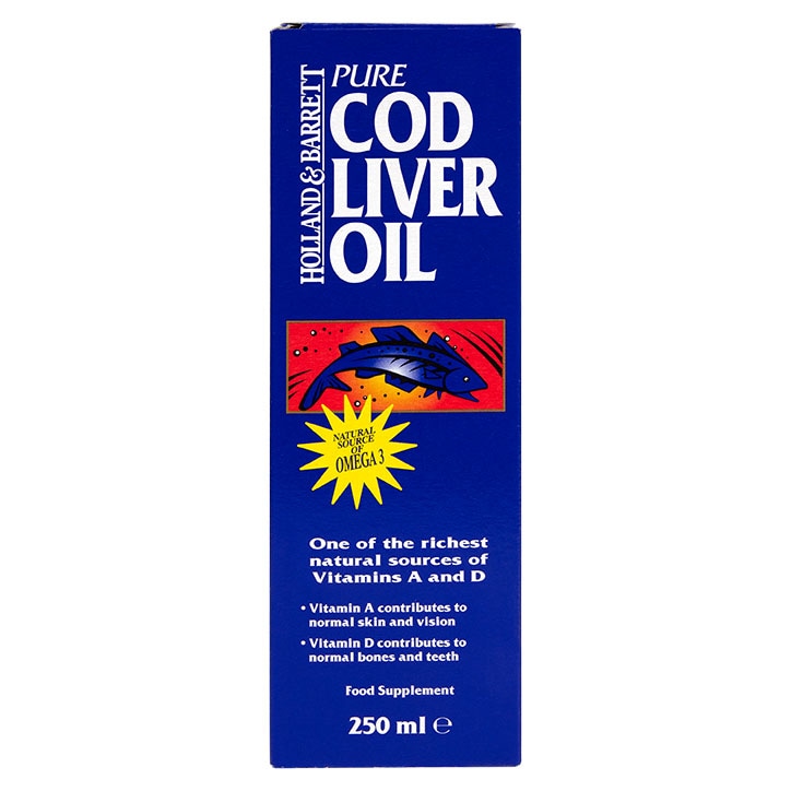 Holland & Barrett Cod Liver Oil Pure Liquid 250ml